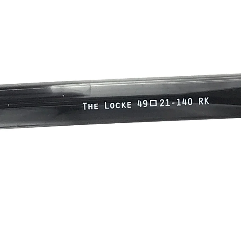 Penguin Eyeglasses Frames The Locke RK Grey Horn Clear Round Full Rim 49-21-140